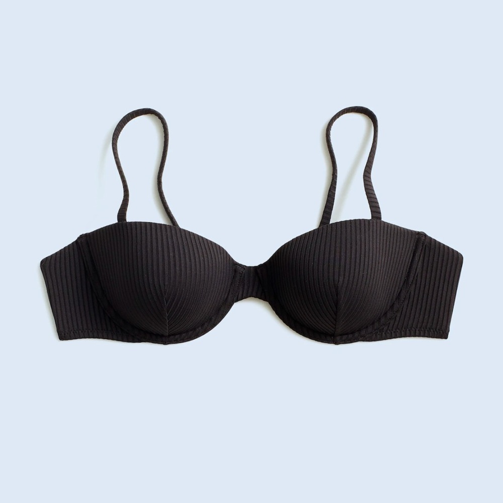 Ribbed Balconette Bikini Top by Madewell